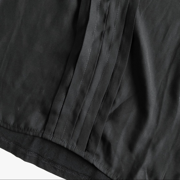 TWIK XS Black Long Sleeve Mixed Fabric Pleated Top - Picture 8 of 15